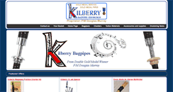 Desktop Screenshot of kilberrybagpipes.com